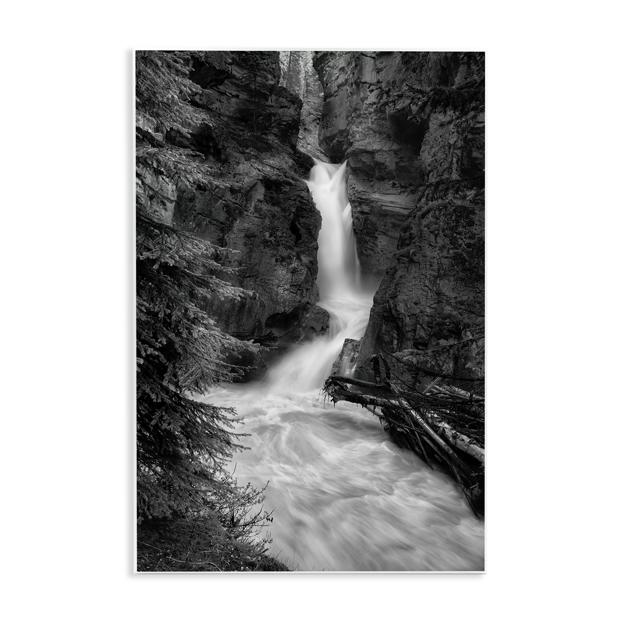 'Banff National Park Waterfall'| Wall Plaque Art