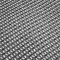 Vista 4 de Juego de 4 paneles de ventana con bolsillo para barra de onda, color gris oscuro, 2 paneles de jacquard y 2 paneles transparentes, elegantes