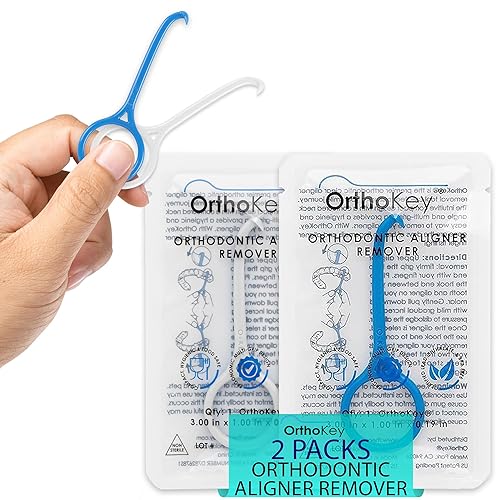 OrthoKey Herramienta de extracciĂłn de alineador transparente para dientes Herramienta de extracciĂłn de agarre para soportes y retenedores OrthoKey Herramienta de extracciĂłn de alineador transparente para dientes Herramienta de extracciĂłn de agarre para soportes y retenedores