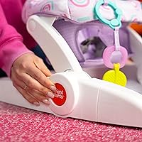 Vista 10 de Bright Starts Learn-to-Sit - Asiento de piso para bebé, 2 posiciones, con juguetes, unisex, 4-12 meses, Purple Paradise Púrpura