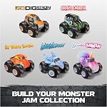 Monster Jam Official El Toro Loco Monster Truck with Sound, Plush Toy, Monster Truck for Boys and Girls, Kids Toys for Ages 3 and Up, 7” | Includes 1 Plush Truck, Soft Body with Squishy Tires, Cuddly Pretend Play, Toys for Ages 3 and Up