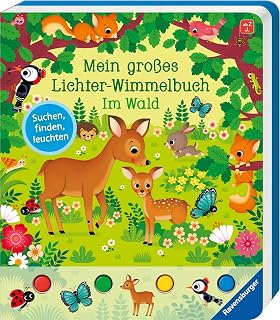 Mein großes Lichter-Wimmelbuch: Im Wald