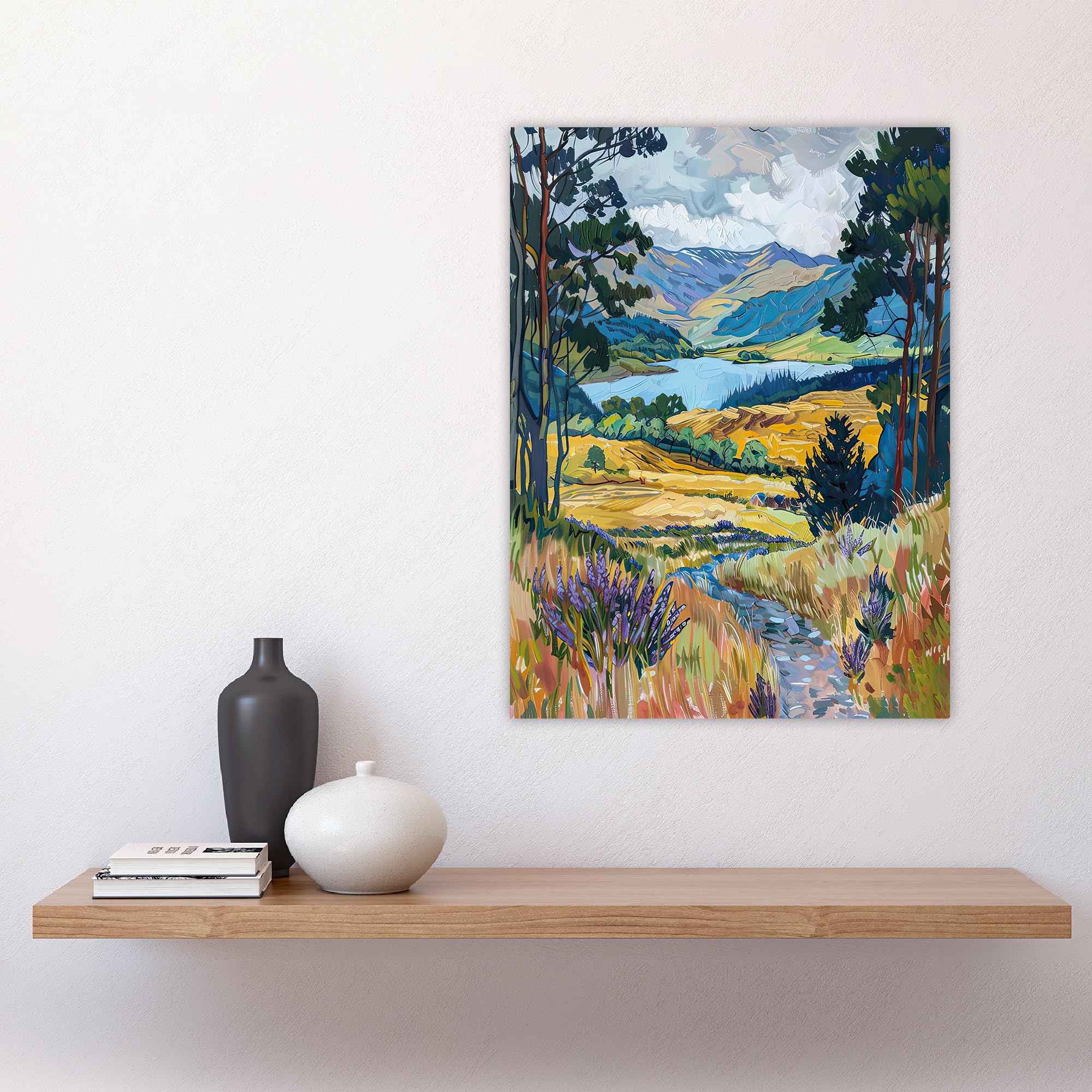 Artery8 Loch Lomond Scottish Landscape Nature Lover Living Room Large Wall Art Poster Print Thick Paper 18X24 Inch - Image 4