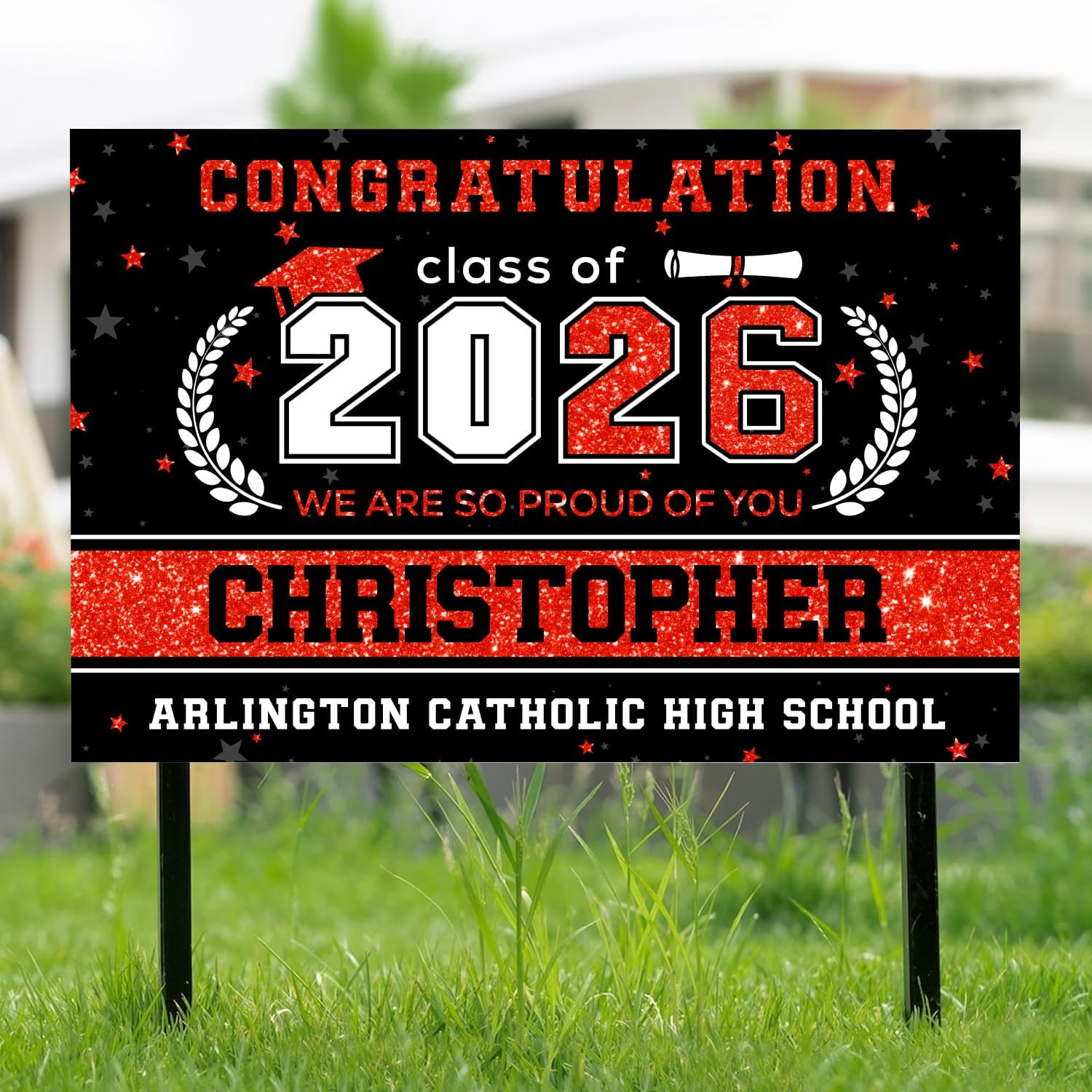 Personalized Graduation Yard Sign 2026 With Photo, Graduation Senior Sign 2026, Graduate Yard Sign, 2026 Graduations Decorations Sign, High School Grad
