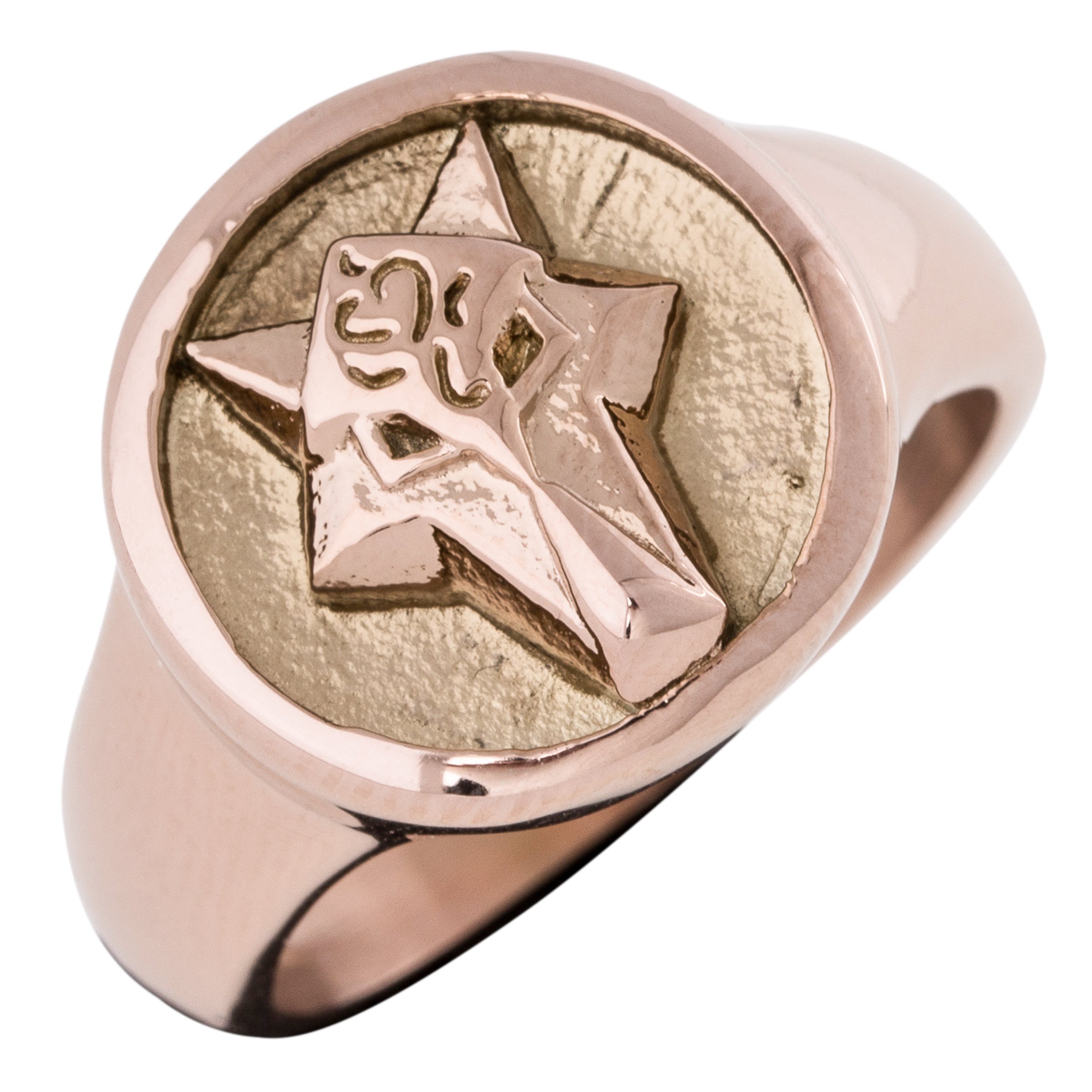 Akitsune Ferus Anillo | Zorro Design-Anillo Mujer Hombre Anillo de sello Acero Inoxidable - Negro Mate, RoseOro, Oro, Plata