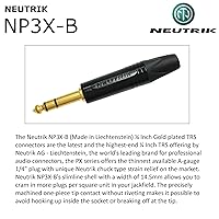Vista 6 de 25 foot – Gotham gac-2 AES/EBU (Morado) – low-loss, 2 X Core 2 X Blindado equilibrado Digital & analog Audio Cable w/Neutrik NP3 X -B ¼ pulgadas