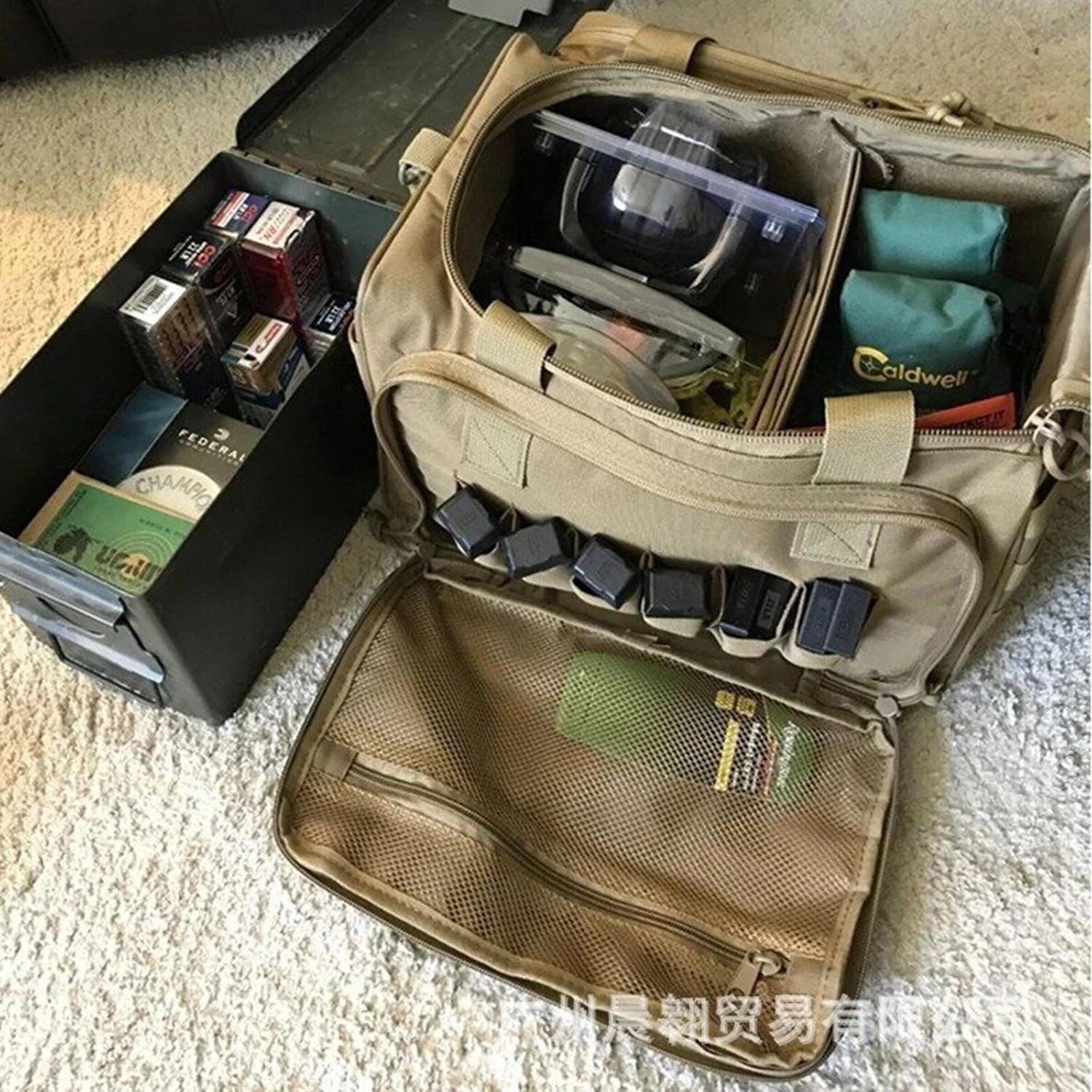 Taktisch Waffentasche Taktisch Range Mit Mehreren Fächern System Outdoor Jagdzubehör Waffen Taktikkoffer Taschen Zum Klettern Wandern Waffen Zubehör Beutel Fürjagd Schießstand Sport