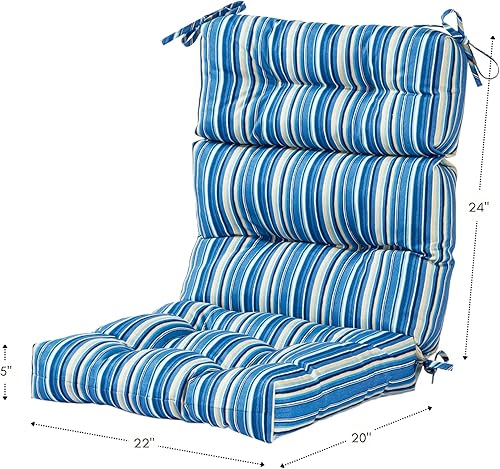 Miniatura 7 de Greendale Home Fashions - Cojín para asiento y respaldo de silla de exterior