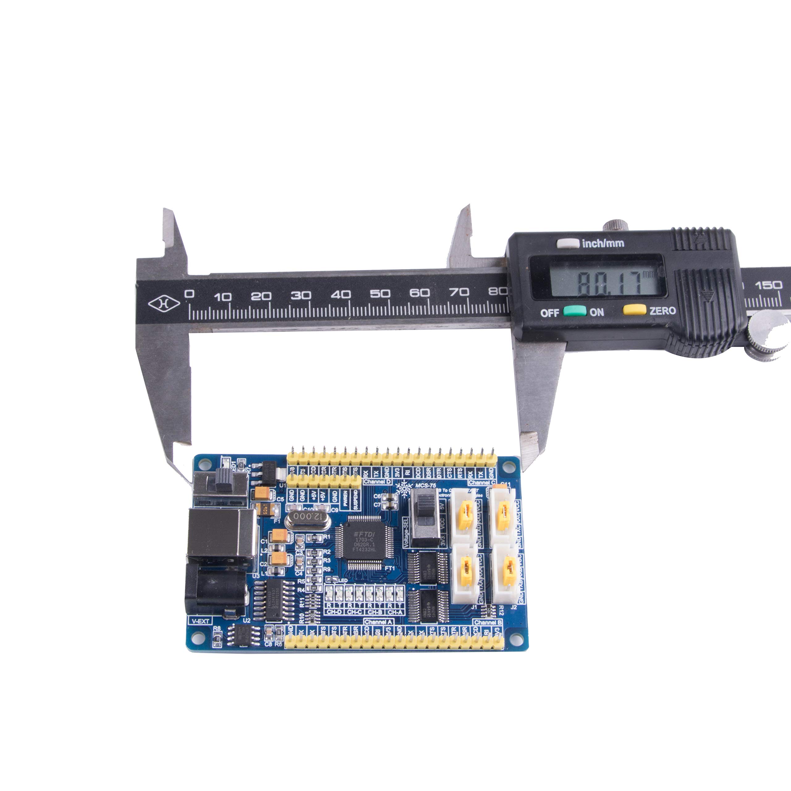 Adaptador TTL de 4 puertos USB a placa de desarrollo de convertidor serie con USB FTDI original UART FT4232HL