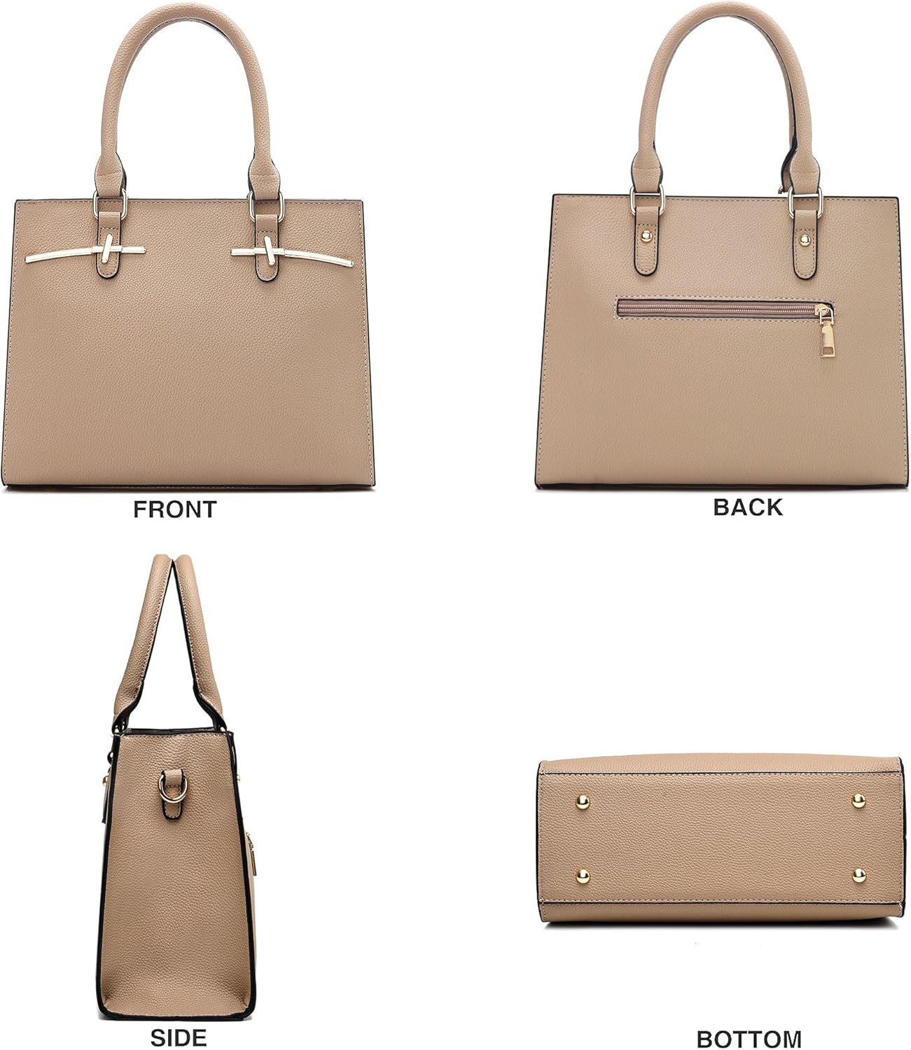 Purses for Women Crossbody Handbags Bags for Womens Shoulder Purse PU Leather Satchel Tote Bag Top Handle - Image 6