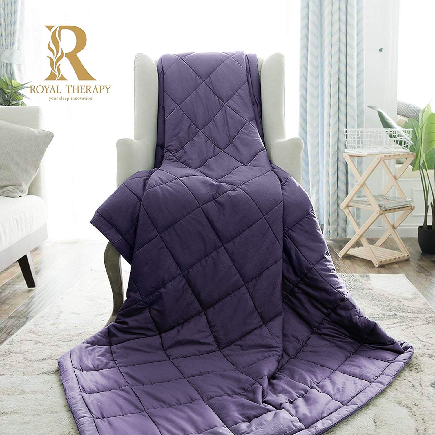 Royal Therapy Weighted Blanket Heavy 100 Cotton Blankets