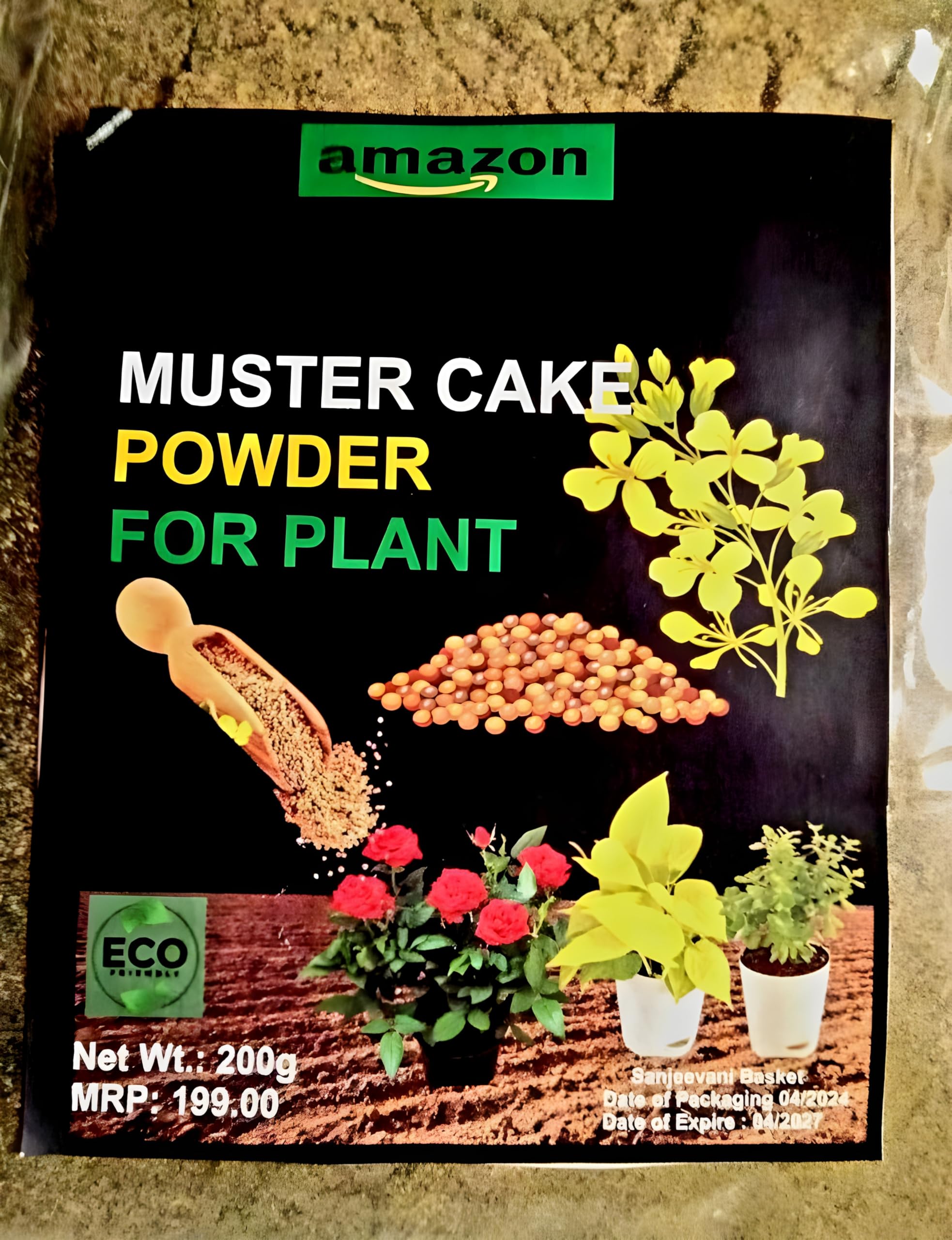 Mustard Cake Fertilizer For Plants, Plant Growth Booster, Sarso Khali Fertilizer For Plant, Mustard Cake Powder For Plants- 0.2KG (B0D29S5MFQ) Amazon Price History, Amazon Price Tracker