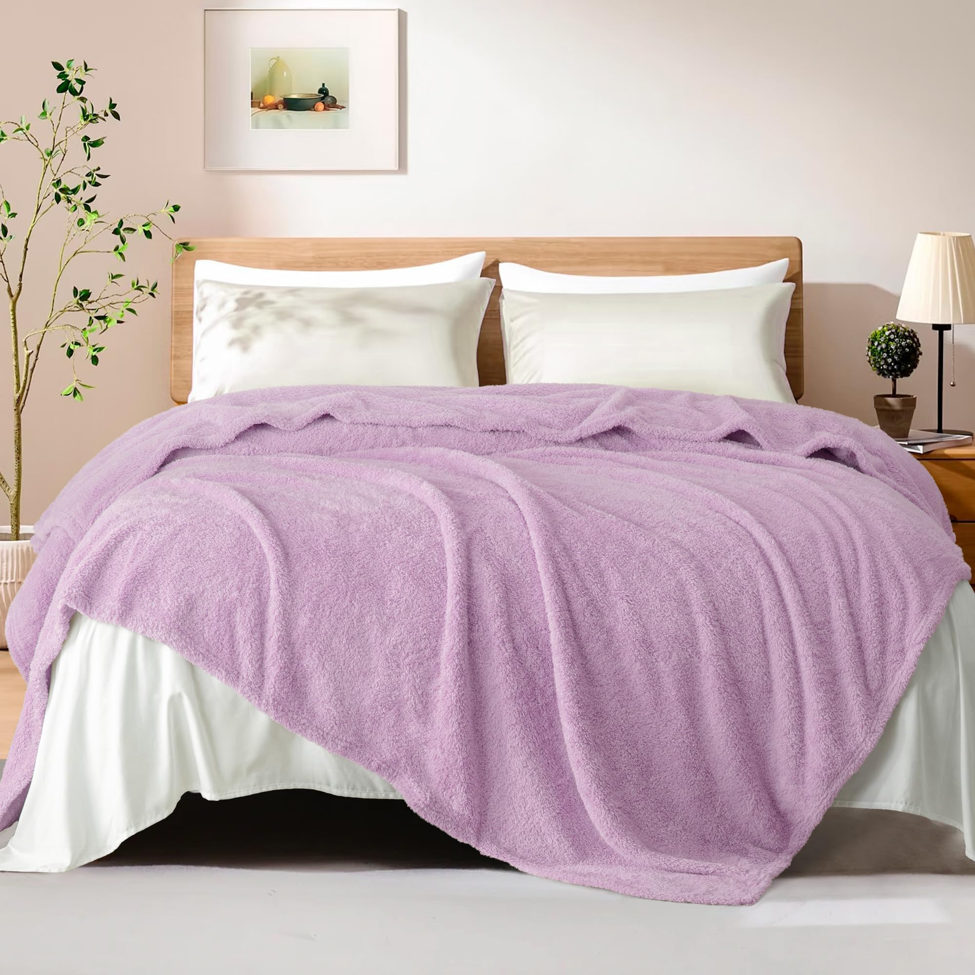 Exclusivo Mezcla Kuscheldecke Fleecedecke für Sofa, Weiche,