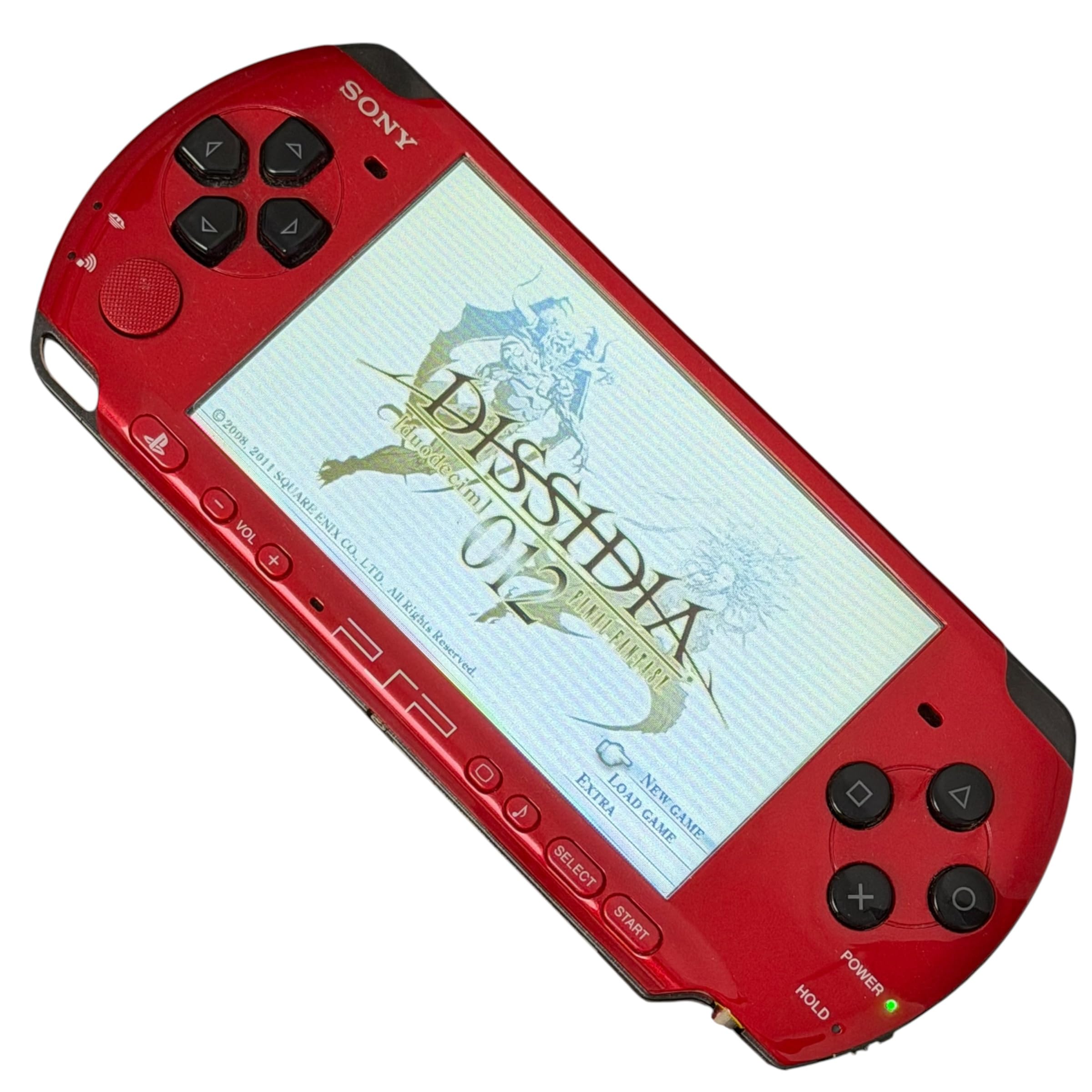 Sony PSP-3000 Console de Jogos Portátil Vermelho/Preto com 32 GB