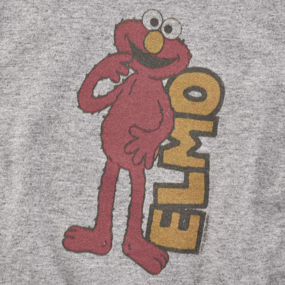 Popfunk Sesame Street Vintage Elmo Baby Onesie Bodysuit - (6 months), Gray