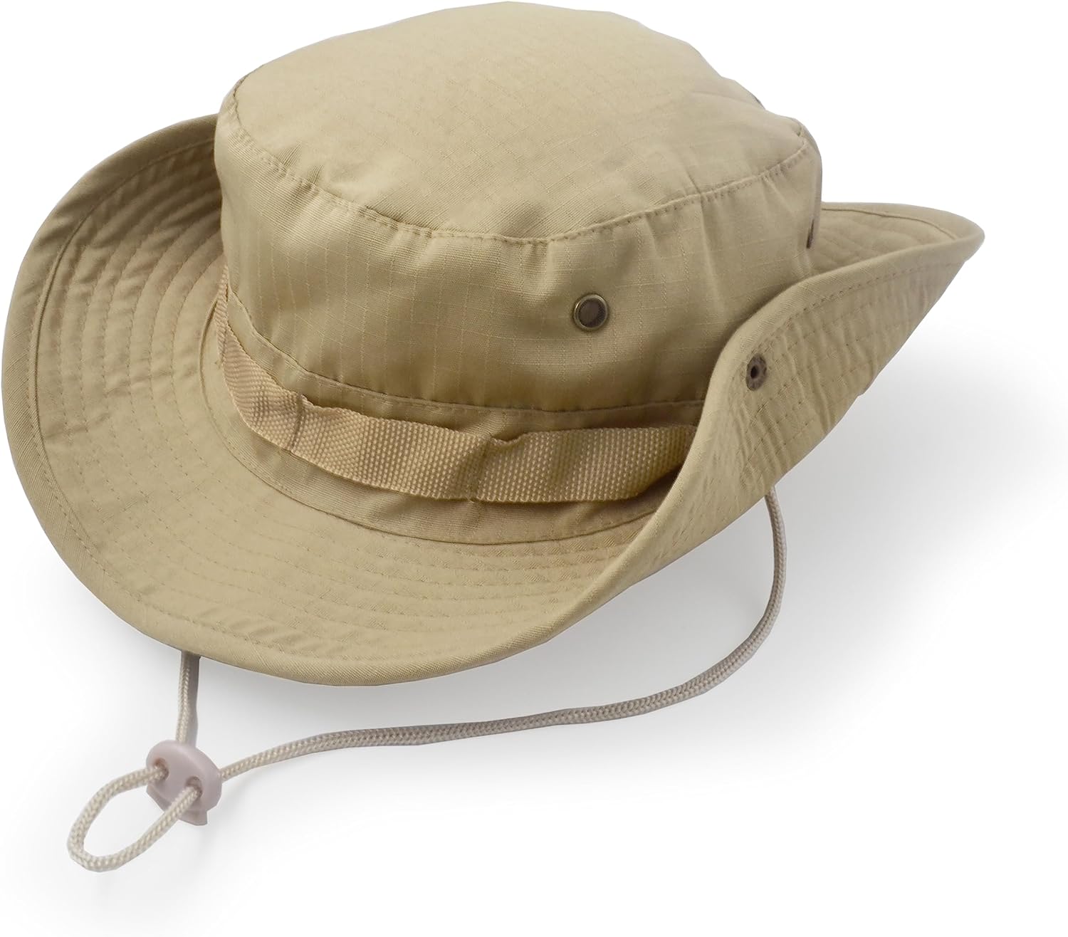 Outdoor Wide Brim Sun Protect Hat, Classic US Combat Army Style Bush Jungle Sun Cap for Fishing Hunting Camping