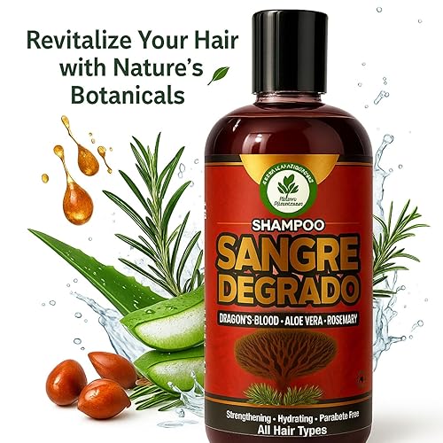 Miniatura 6 de HIGH SUPREME Sangre de Grado, Aloe Vera y Romero (Sabila & Romero) Champú a base de hierbas, 16.9 onzas líquidas de fórmula natural fortalecedora y