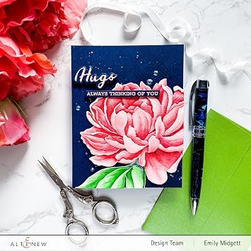 Peony Sunshine 3D Embossing Folder