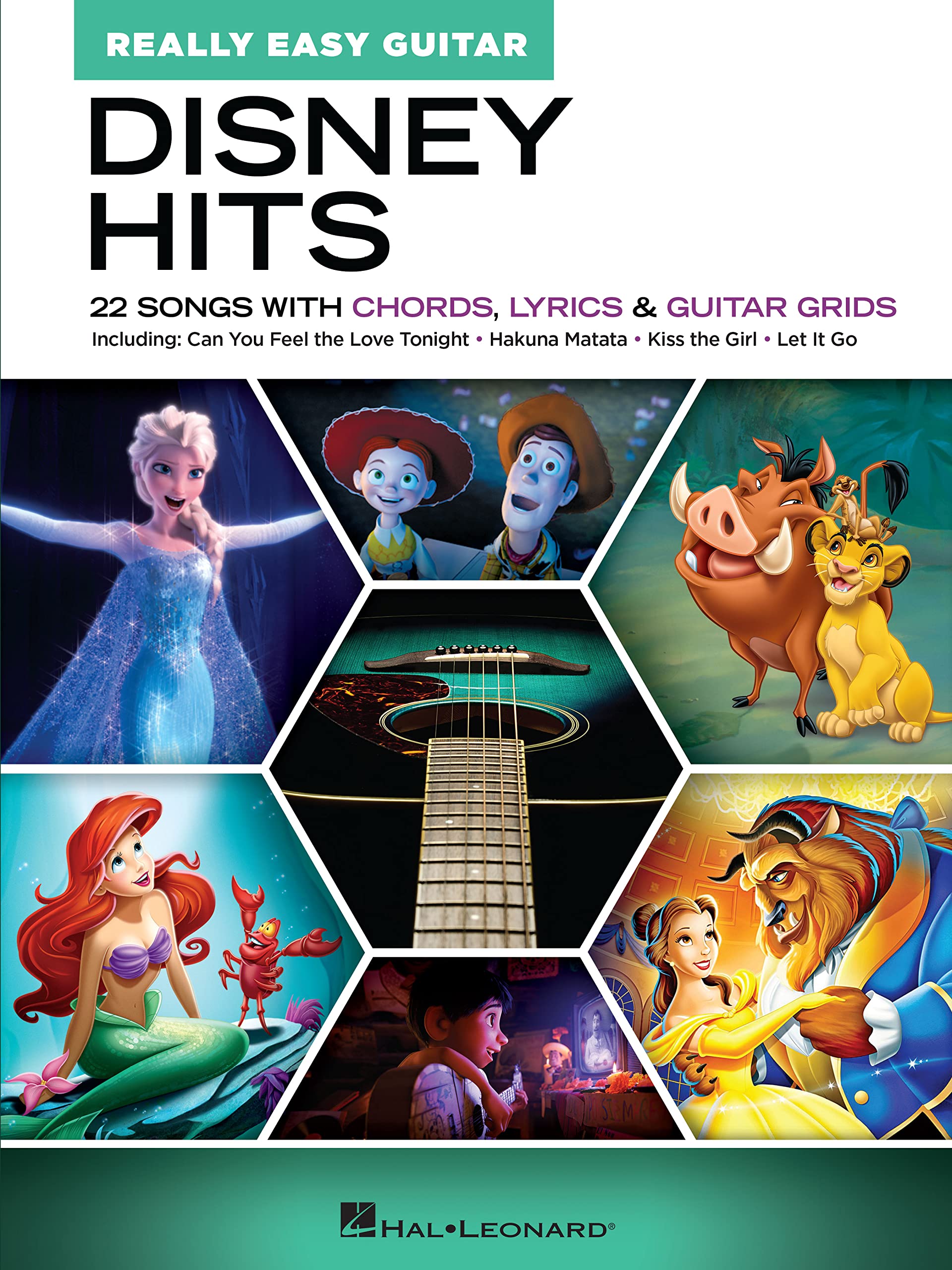 Livre guitare Disney Hits tablatures faciles chansons guitare débutant