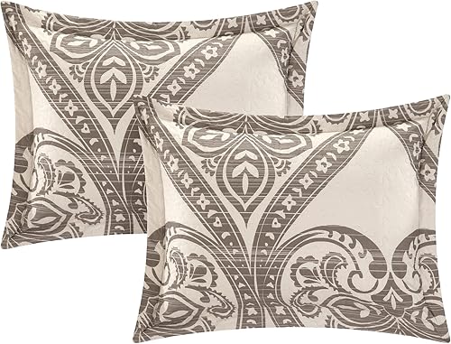 Miniatura 4 de Chic Home Napoli - Juego de edredón reversible de 2 piezas, tamaño individual, azul marino