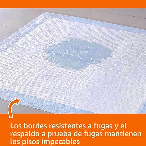 Vista 3 de Yaxa Basics Almohadillas para orinar para perros y cachorros a prueba de fugas con diseño de 5 capas de secado rápido, tamaño XL 28 x 34 pulgadas