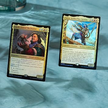 Magic: The Gathering Modern Horizons 3 Commander Deck - Creative Energy (Deck of 100 Cards Collector's Booster Sample Pack of 2 Cards + Accessories)