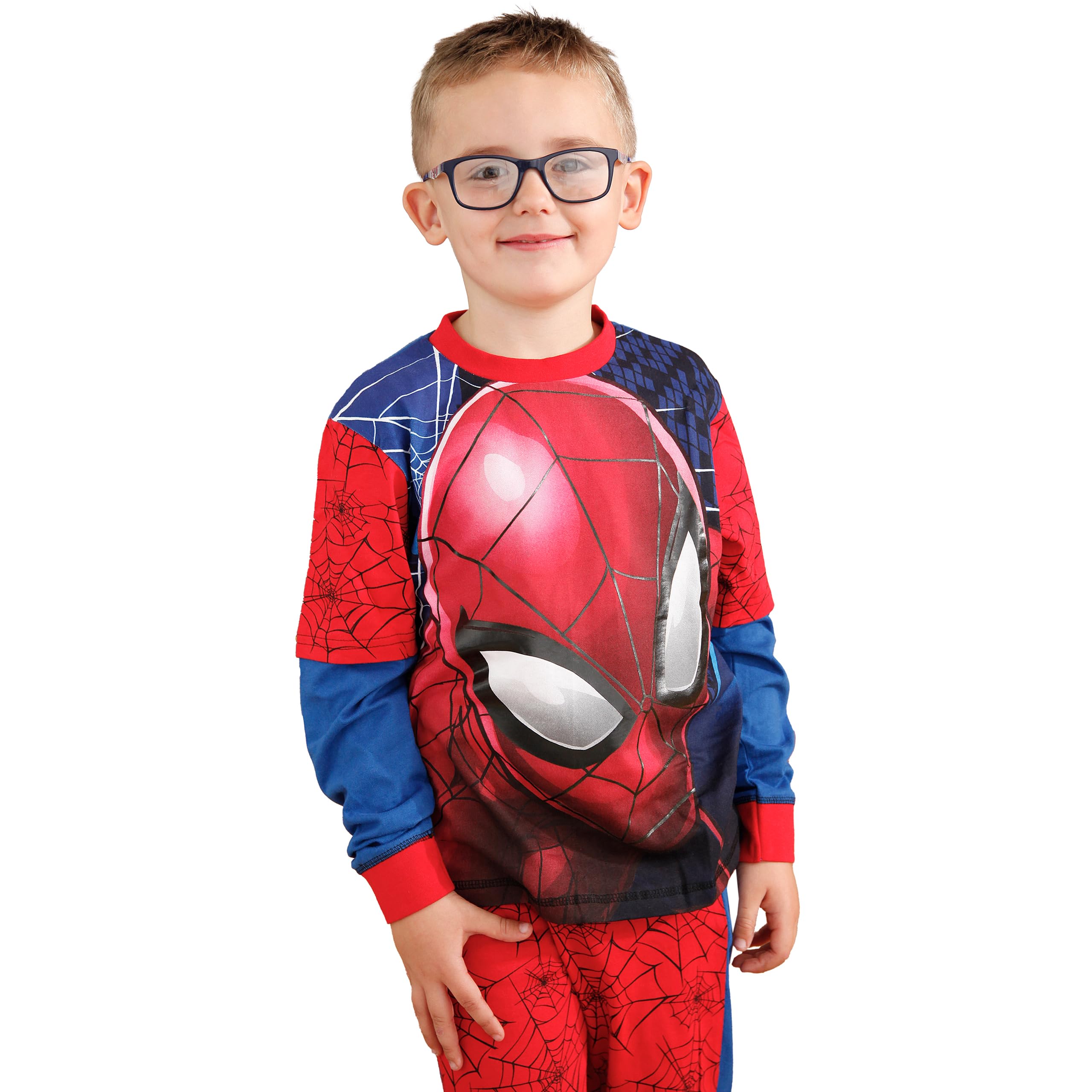 Marvel Pidżamy Spiderman | Zestawy pidżam chłopięcych | Pidżamy Spiderman dla dzieci