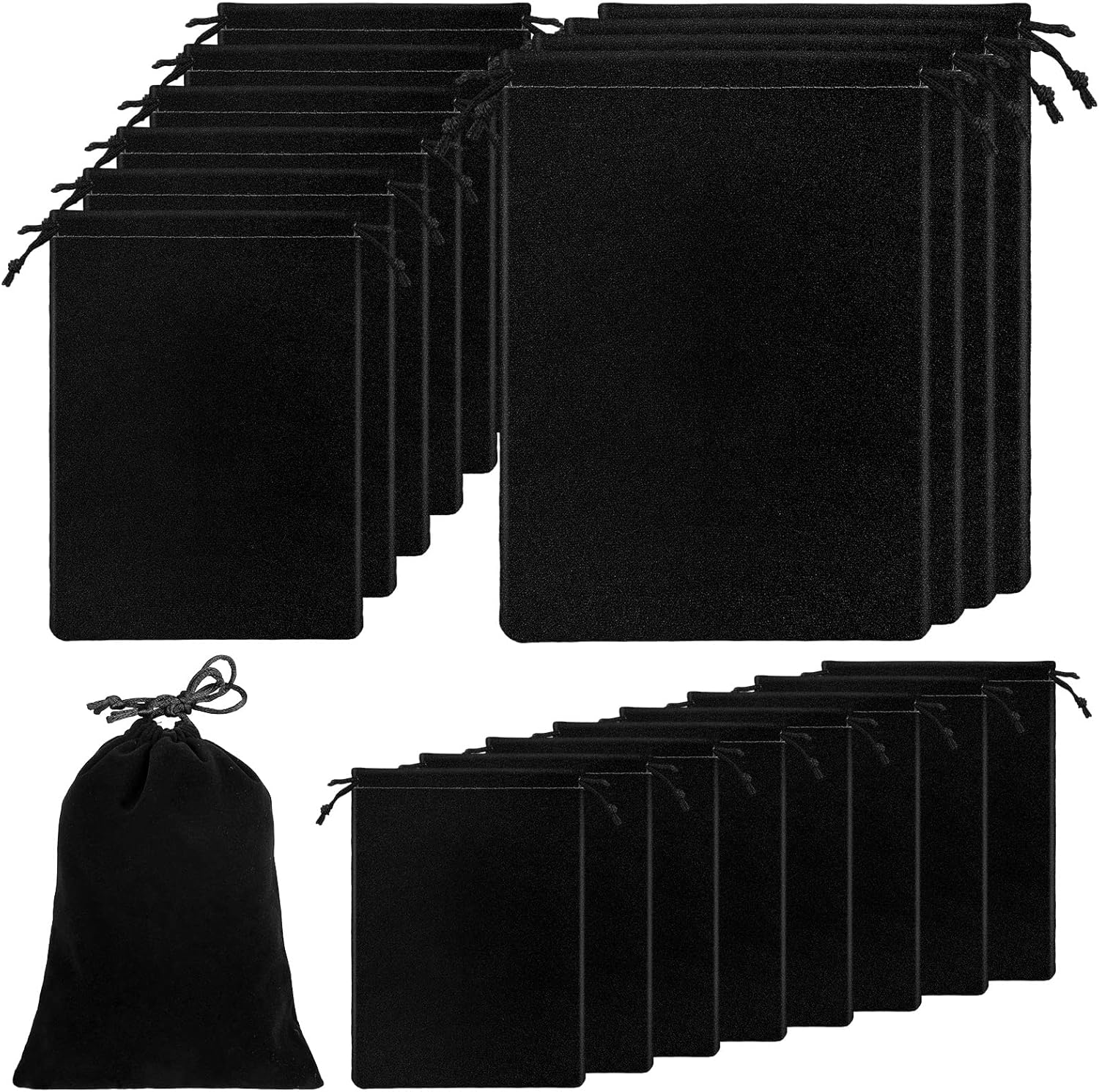 15 Pcs Adult Toy Storage Bag Microfiber Drawstring Bag