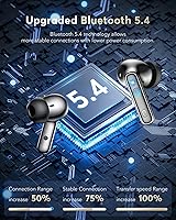 Vista 6 de Auriculares de traducción AI en tiempo real, 188 audífonos de traductor de idiomas, 36 horas de reproducción 3 en 1, micrófono ANC 4 para Audifonos