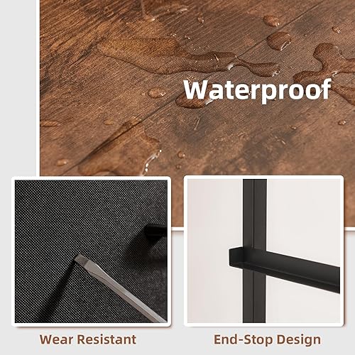 Miniatura 6 de Somdot Nightstand, Small Dresser for Bedroom with 2 Drawers, Bedside Table Night Stand End Table with Fabric Bins for Bedroom Kids Closet Dorm Guest