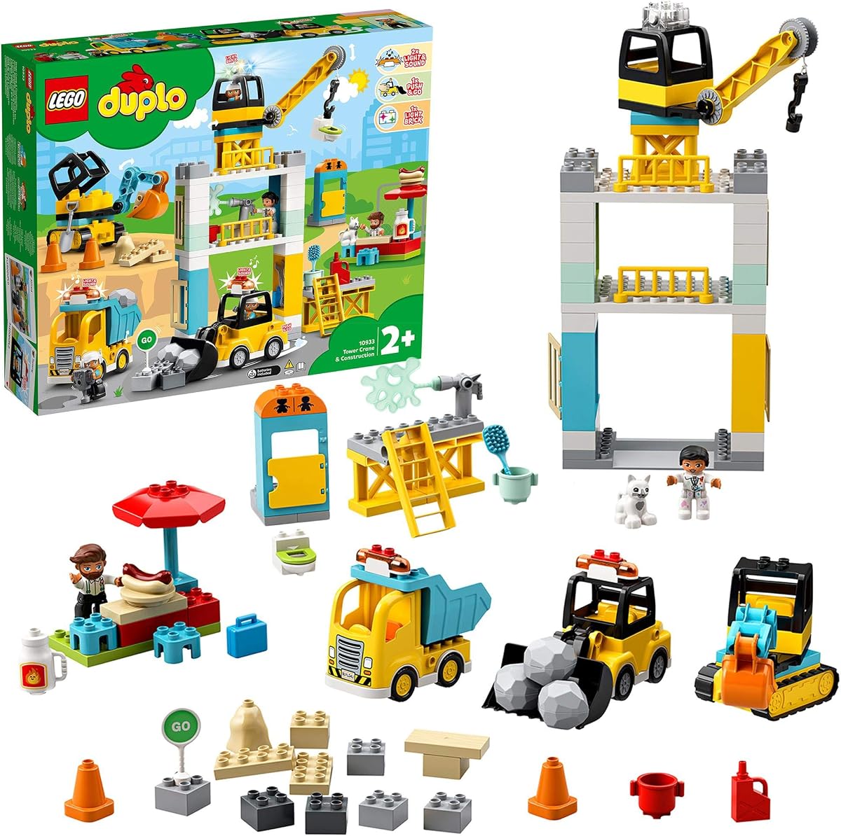 LEGO 10933 Duplo Grúa Y Equipo