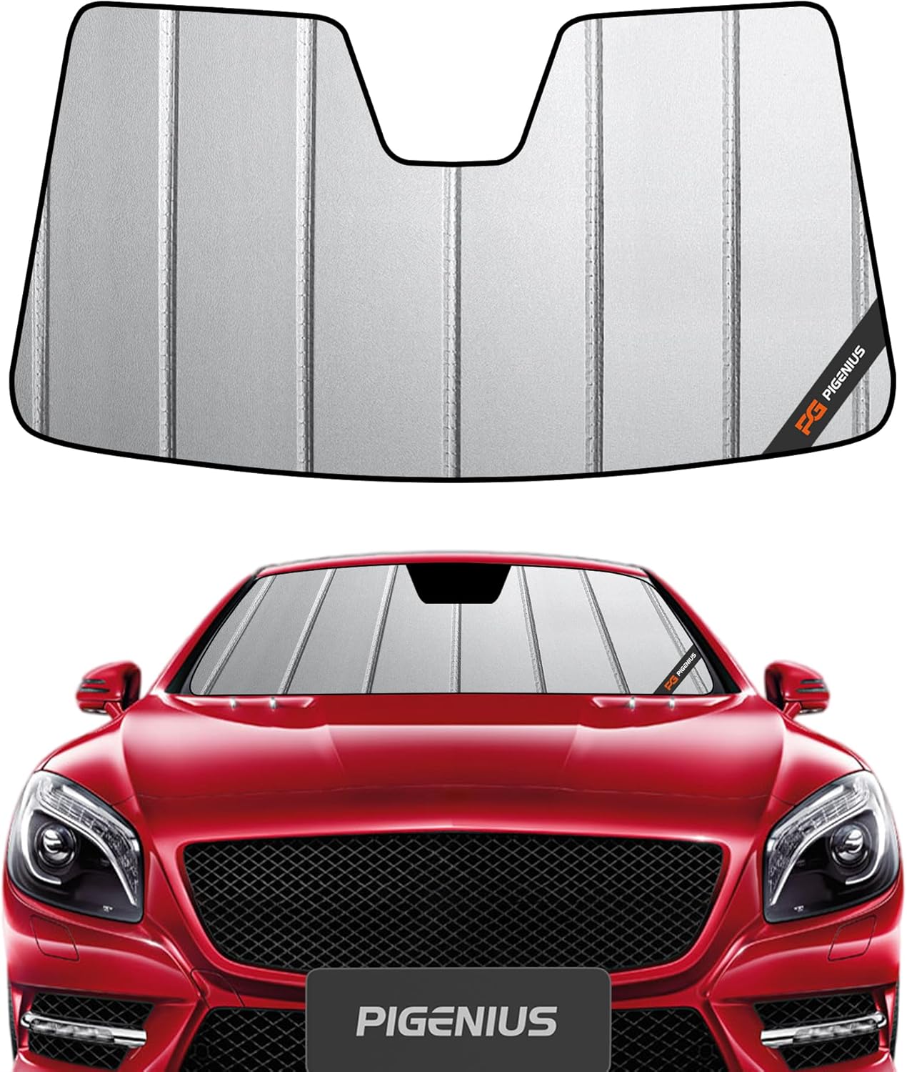 Windshield Sun Shade for Mercedes-Benz SL 2013-2020 Front Window Sunshade - AstraGuard