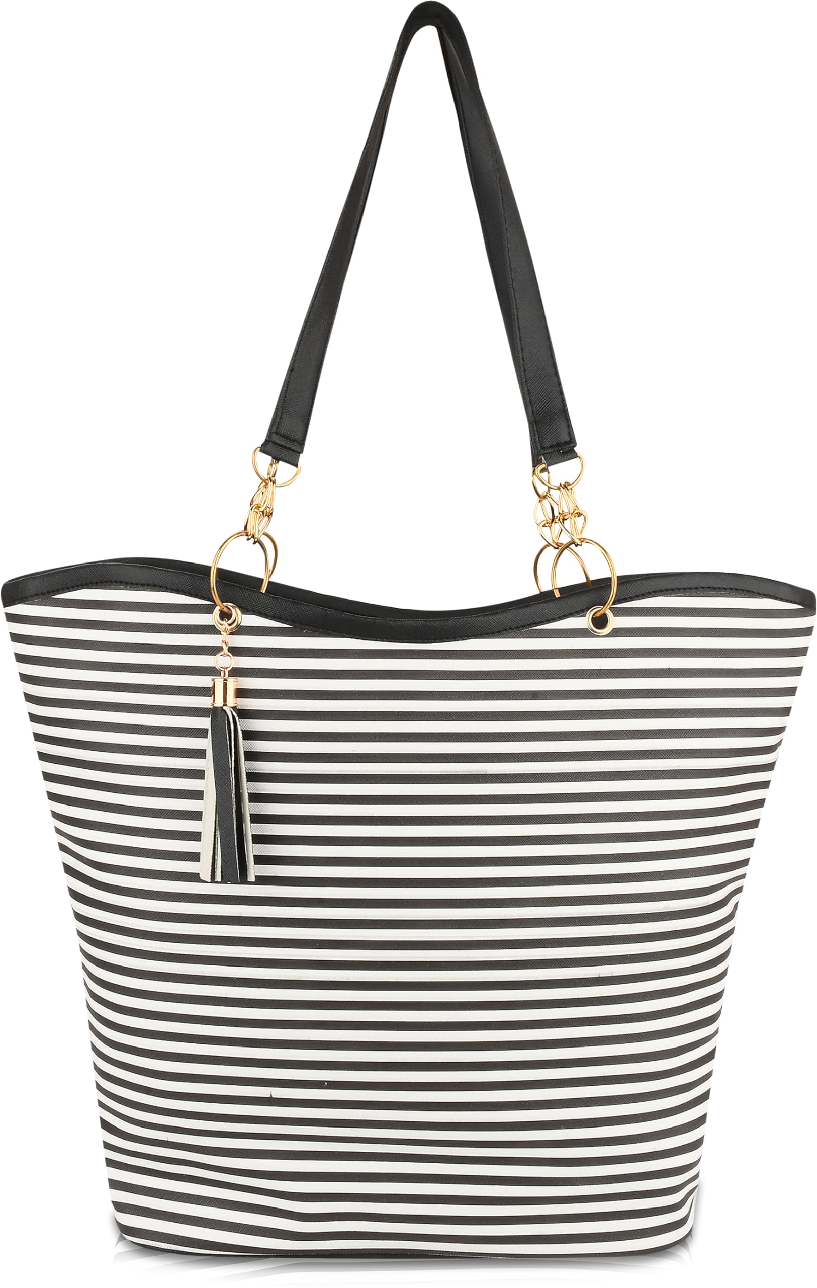 Stylish Tote Bag Shoulder bag or handbag for women & Girls (Black) (B0D2XYNHTQ) Amazon Price History, Amazon Price Tracker