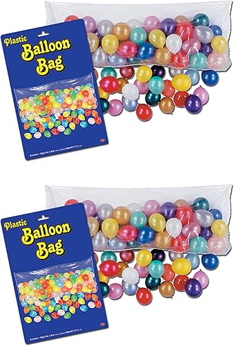 Miniatura 9 de Pkgd Bolsa de globo de plástico solo bolsa Accesorio de fiesta 1 unidad 1Pkg