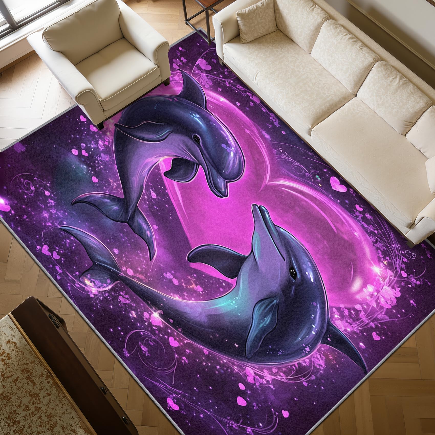 Mistela Delfin Teppich 120x170 cm Tiermotiv