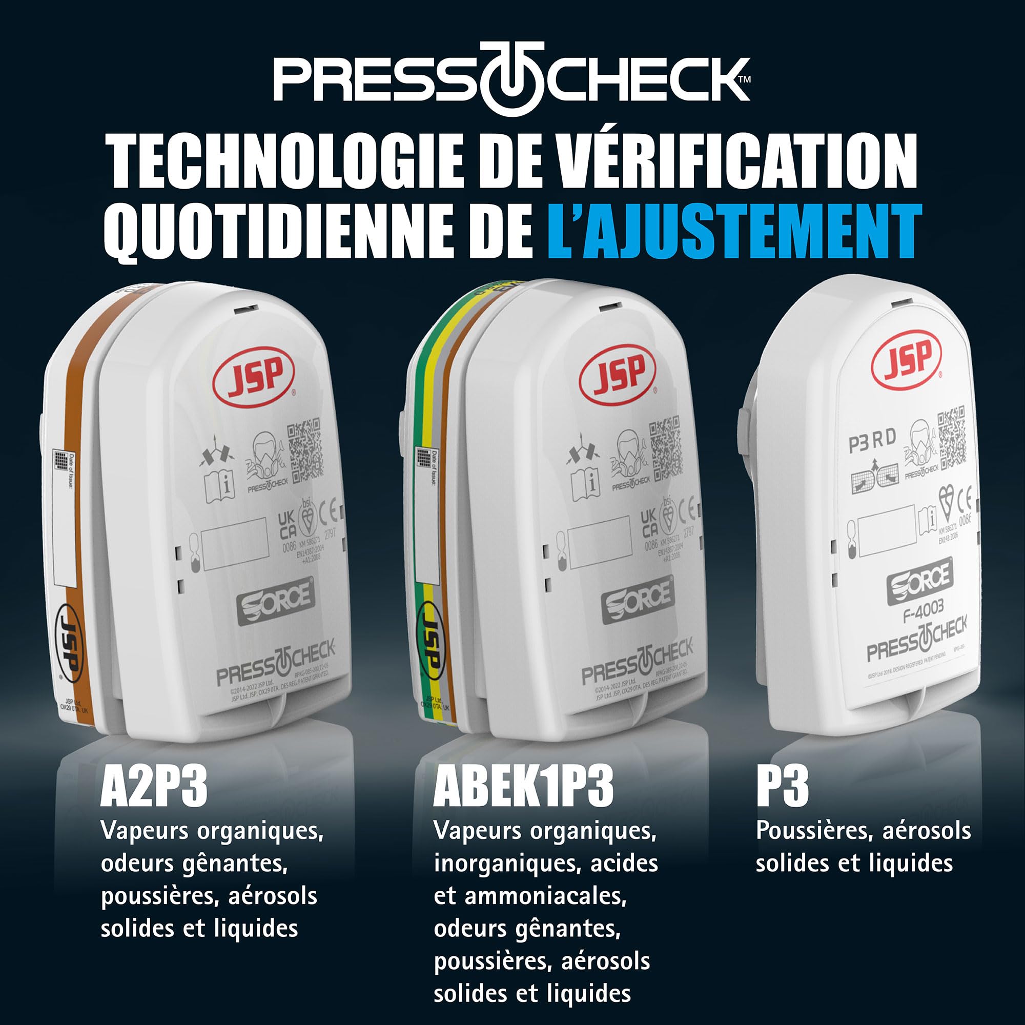 JSP Masque Force®8 seul taille S