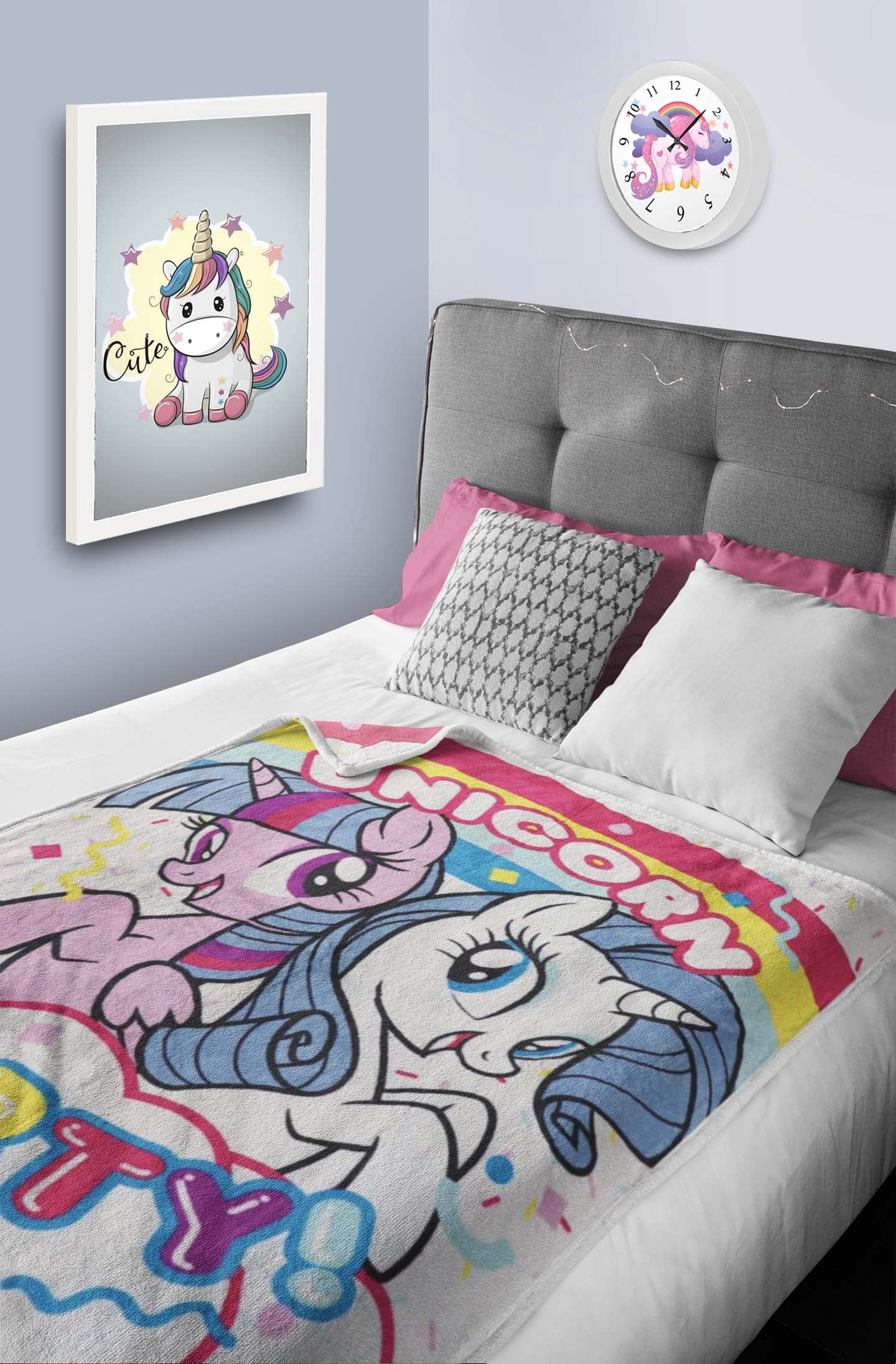 Hasbro My Little Pony Coral Fleece Blanket For Kids | All-Season, Ultra Soft, Fade Resistant (Official Hasbro Product)