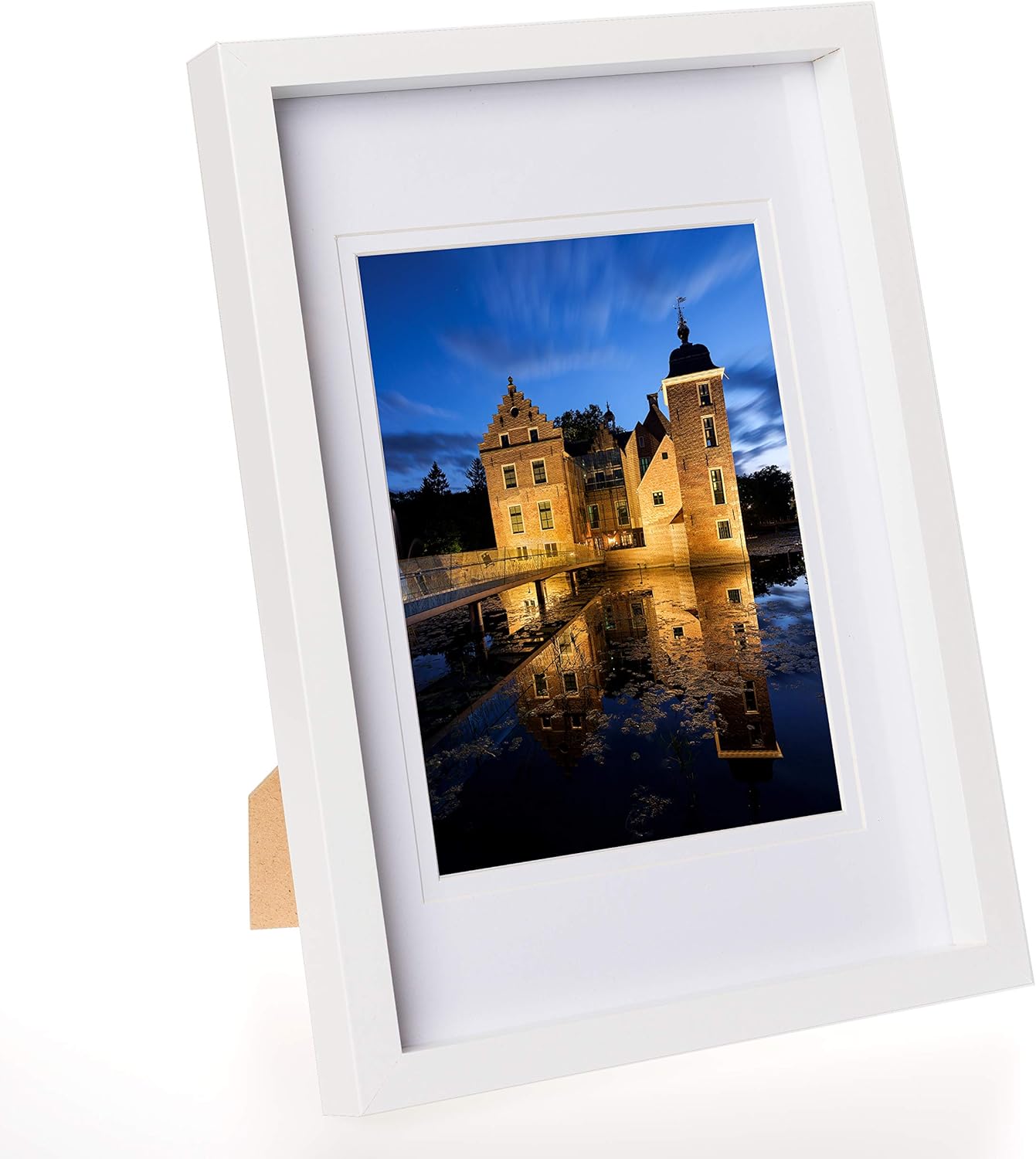 GR8! Art Enjoy A4 White Photo Frame with mount for a 8×6” image A4