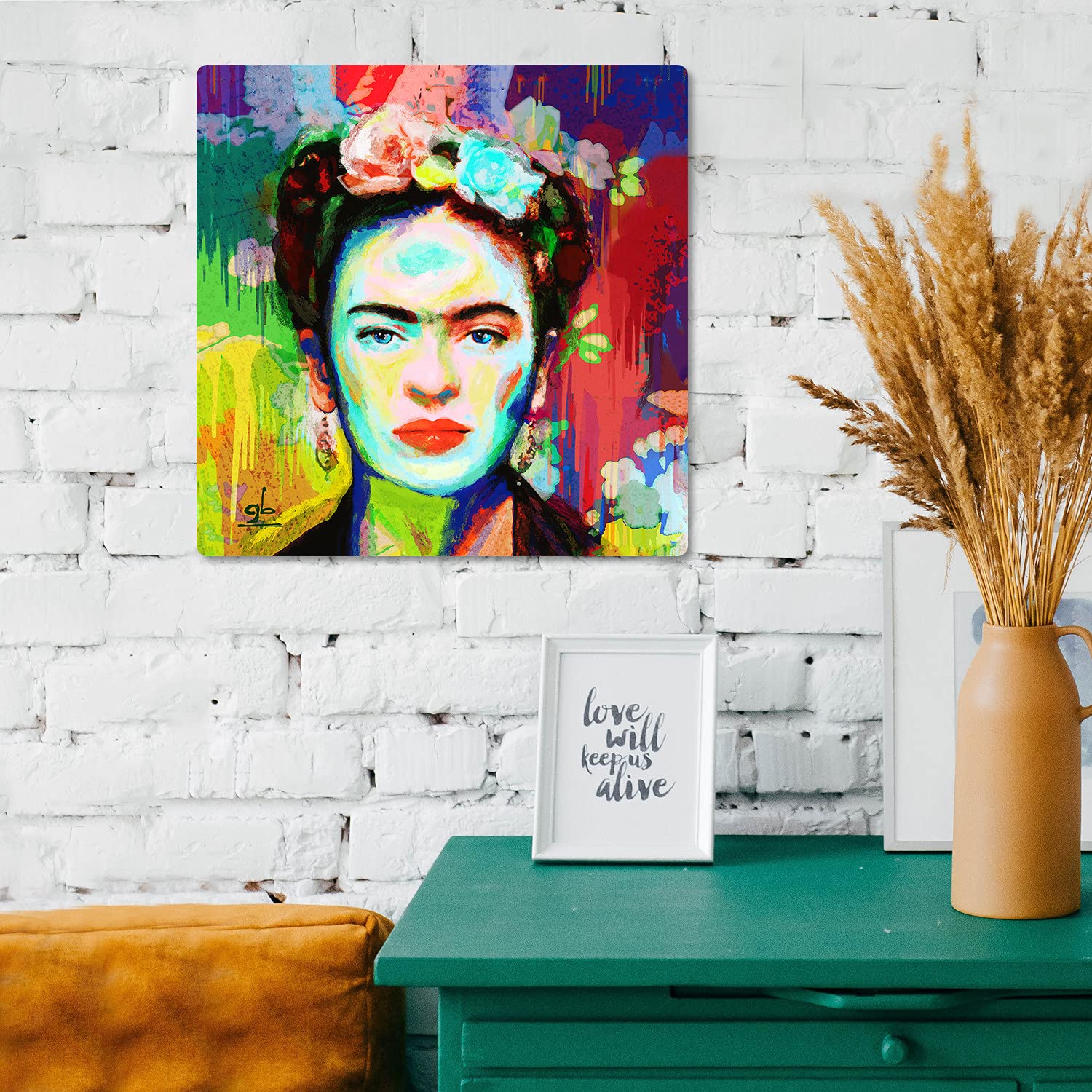 Giallobus - Giallopanel Art Board - Frida - Madera de MDF - 29,7X29,7