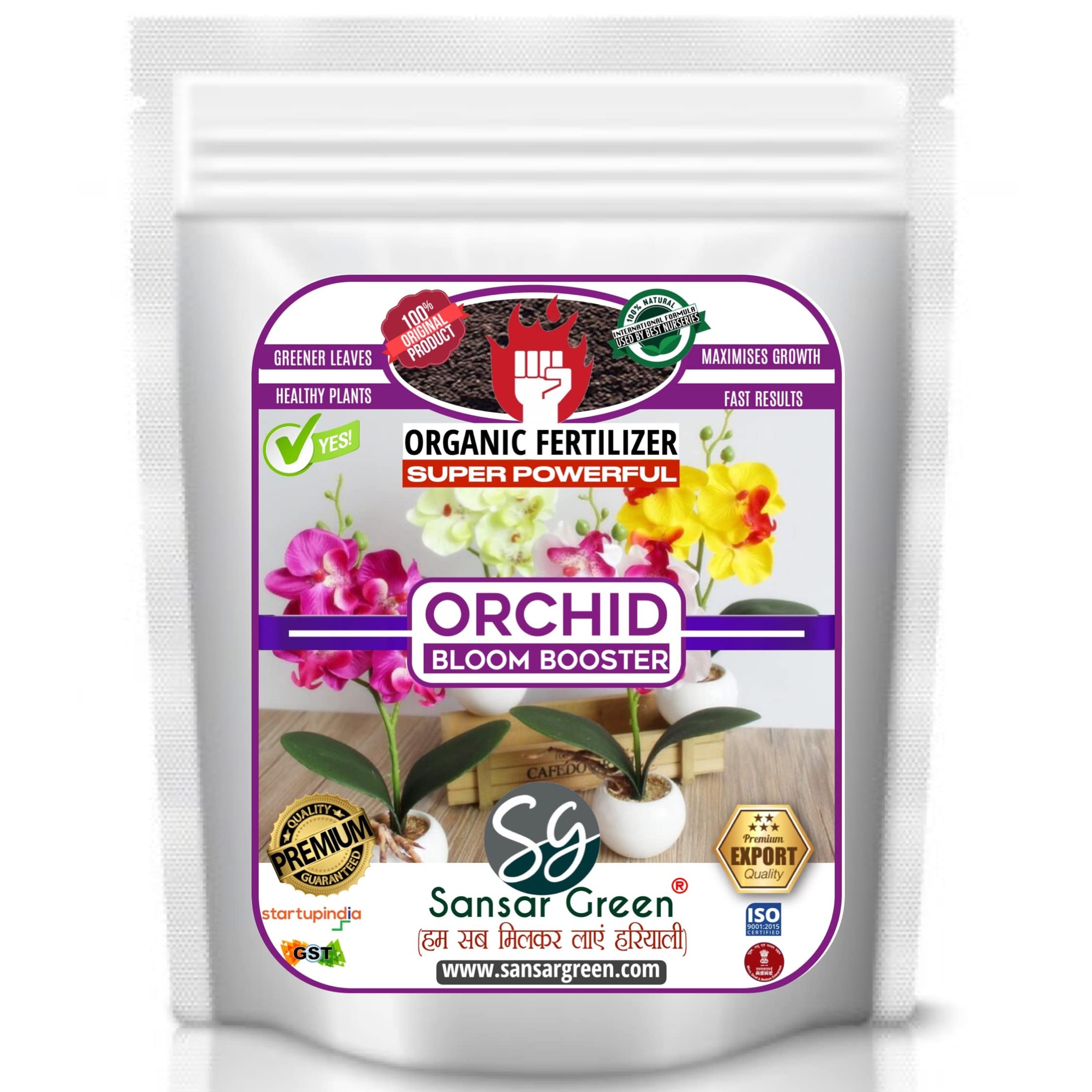 Sansar Green® Orchid Bloom Booster, Essential Super Powerful Organic Fertilizer for Orchid with ++ Flower Booster and Active Micro Organism (200 gm) (B09BFSXC5T) Amazon Price History, Amazon Price Tracker