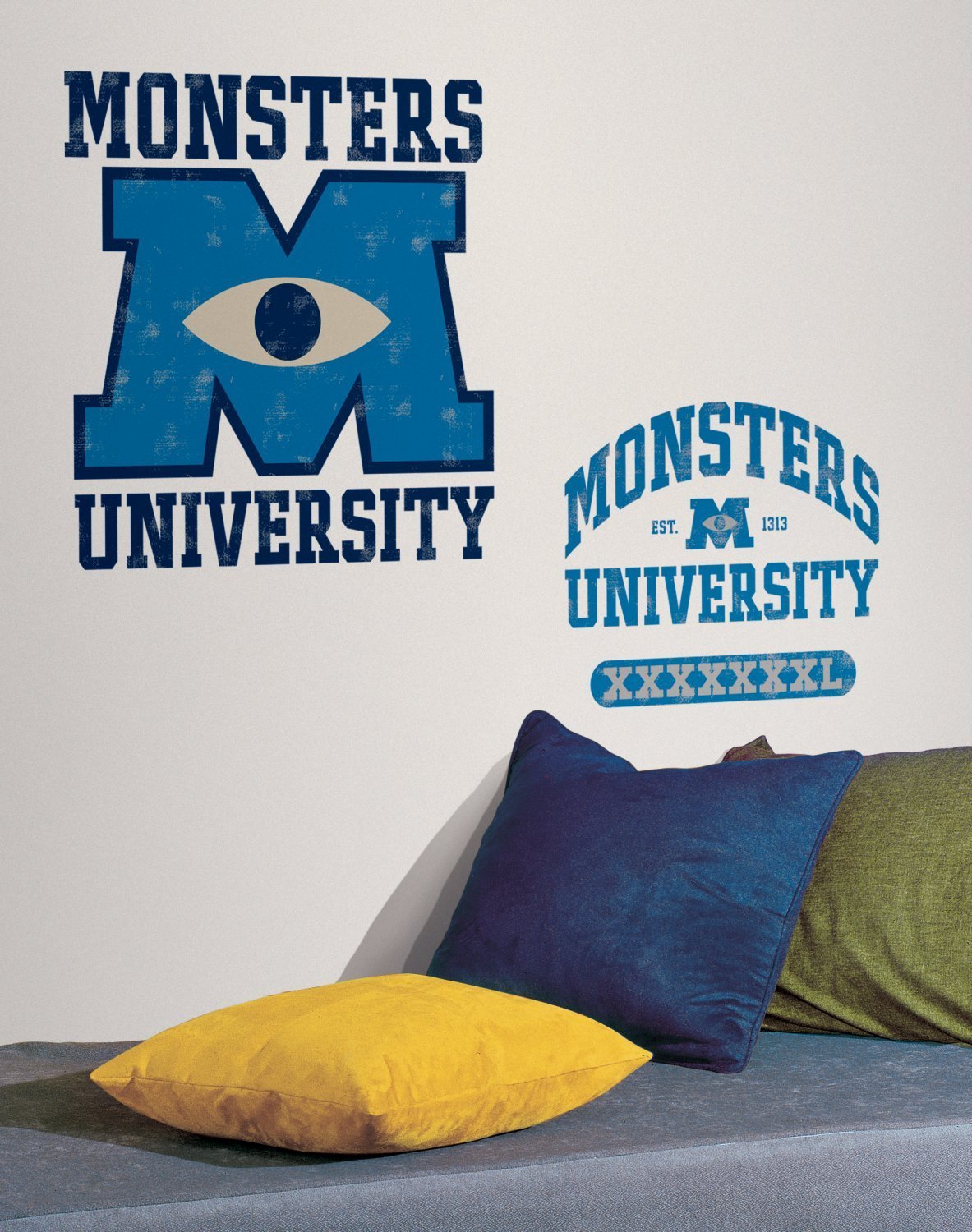 RoomMates - Adesivi da Parete giganti per la Camera dei Bambini, Motivo Disney Monsters University, Multicolore