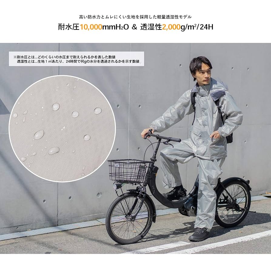 Amazon.co.jp: [コーナン オリジナル] レインスーツ メンズ