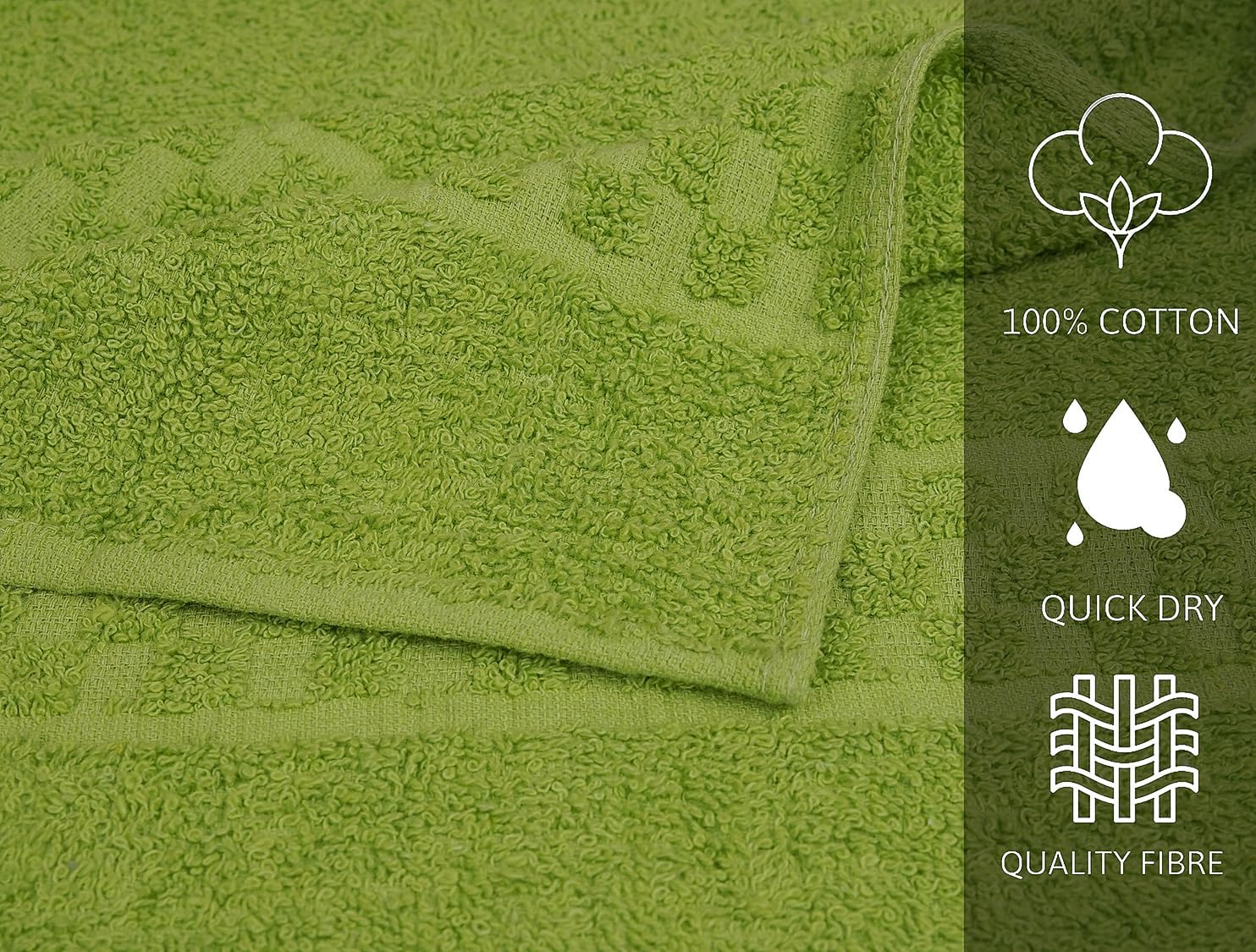 ZUPERIA 7-Pack Bath Towels - 30" x 54" - Ultra Soft 100% Cotton Large Bath Towels- Highly Absorbent for Bathroom, Pool, Gym, Spa, and Hotel Use (Colors Variety) - Image 4