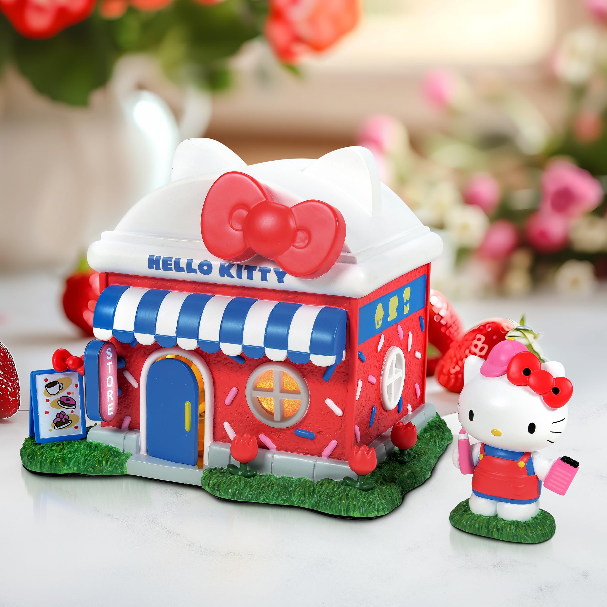 Amazon.com: Department 56 Sanrio Village Hello Kitty's Store Lit