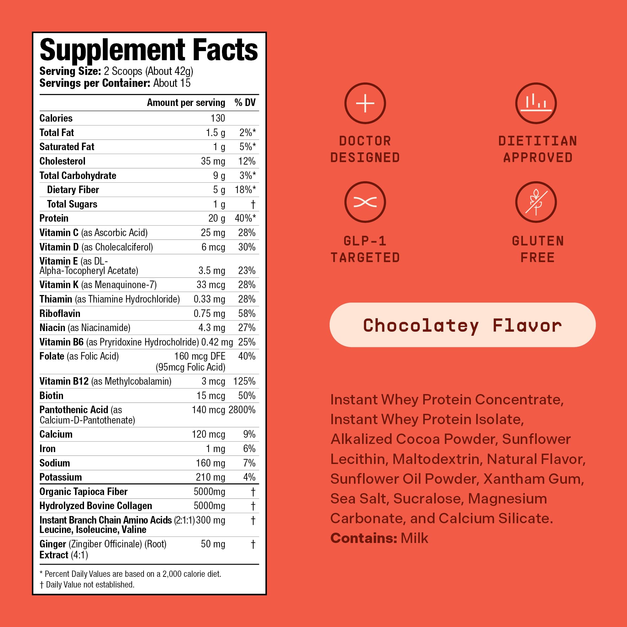 how much protein glp 1 Amazon.com: GLP-1 Nutritional Support Supplement, Chocolate –  Doctor-Designed Daily Protein Shake with 20g Protein, Fiber, Collagen,  Micronutrients & BCAAs for GLP-1 Users : Grocery & Gourmet Food