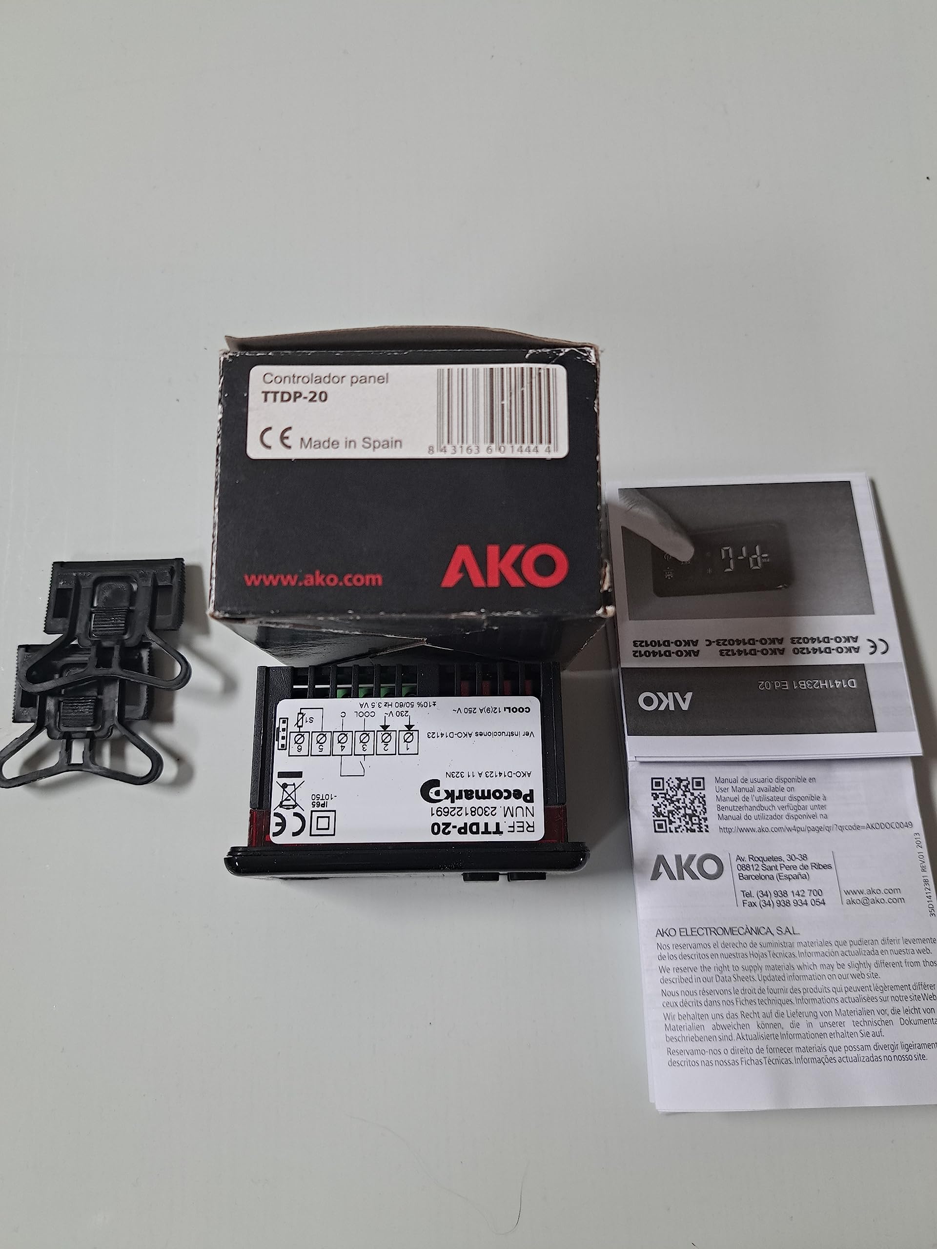 Termostato de 1 relé AKO TTDP-20 230v