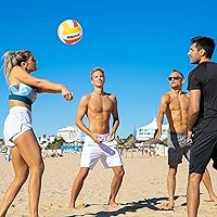 Vista 6 de Pelota de voleibol suave al tacto, regalos para adolescentes, niñas, niños, jóvenes, equipos principiantes, pelotas de voleibol duraderas