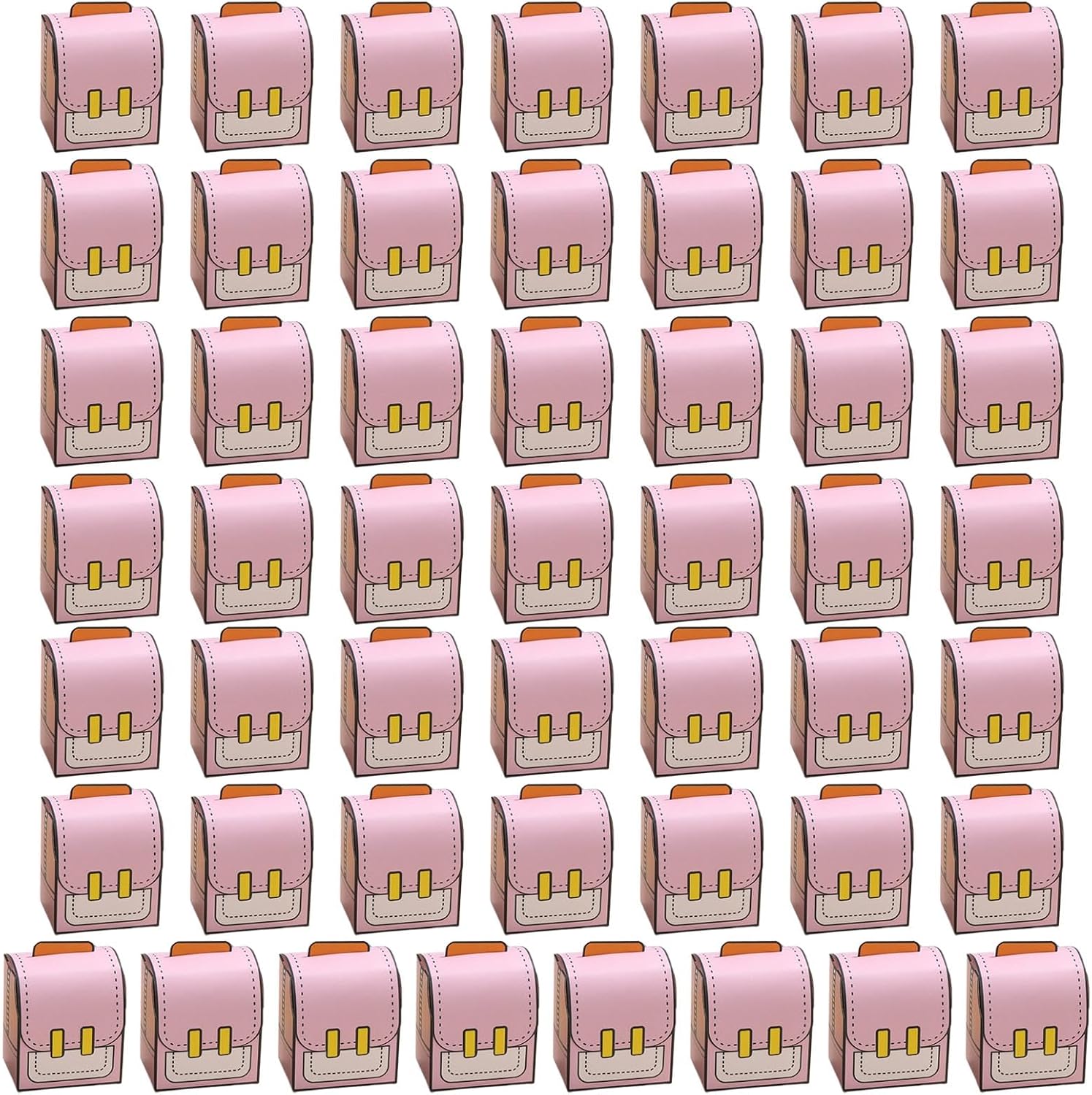 50pcs Delicate Graduation Candy Boxes Party Supplies Schoolbag Shaped Container Graduation Party Candy Boxes Celebration
