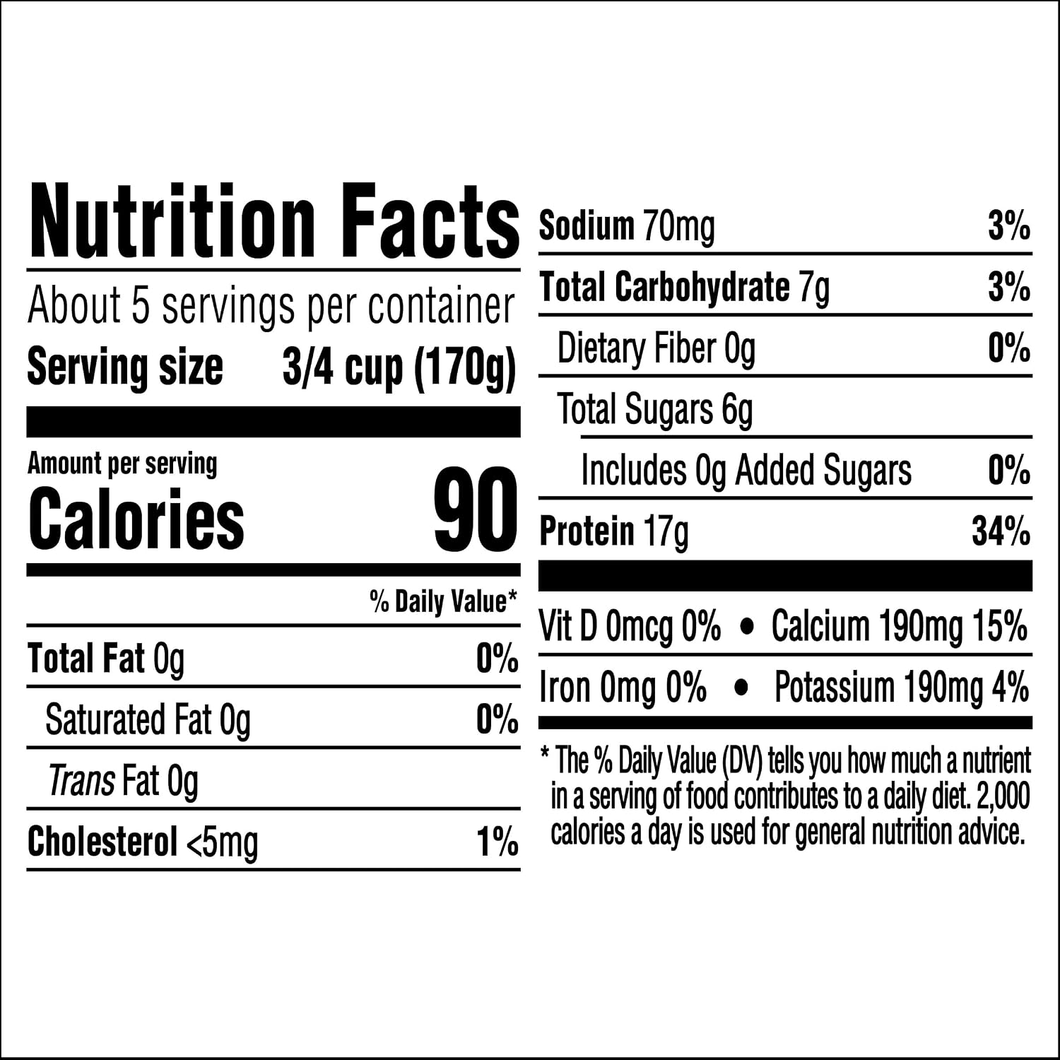 Oikos Greek Nonfat Yogurt, Plain, 32 oz.