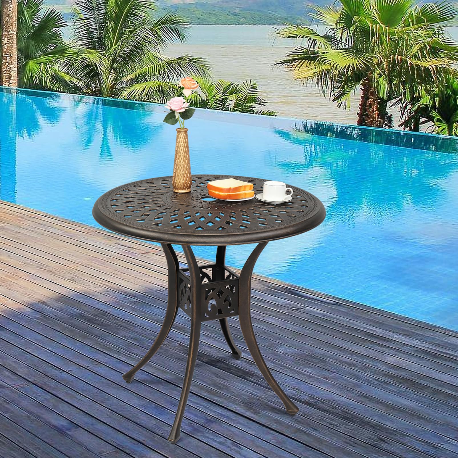 cantilevered patio umbrella Pellebant Solar LED Double Top 9 ft. x 11 ft. Outdoor Cantilever 360  Rotation Tiltable Patio Umbrella in Gray with Base UB024PU88LDGY